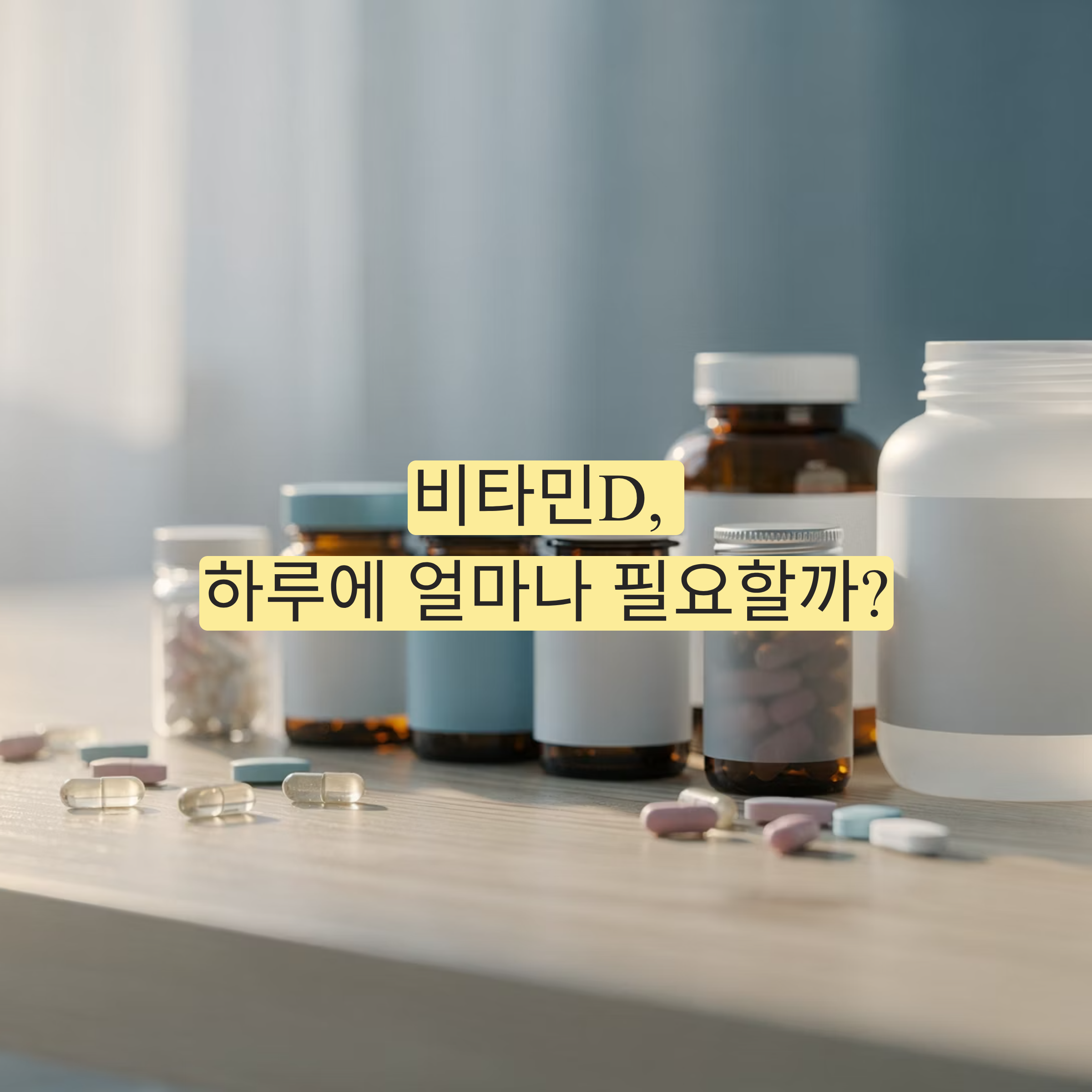 비타민D 하루 권장량 과연 얼마나 필요할까