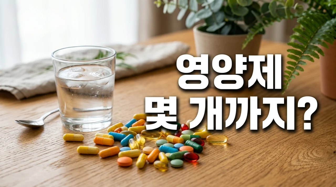 영양제 하루에 몇 개까지 먹어도 될까? 올바른 복용 개수와 주의사항