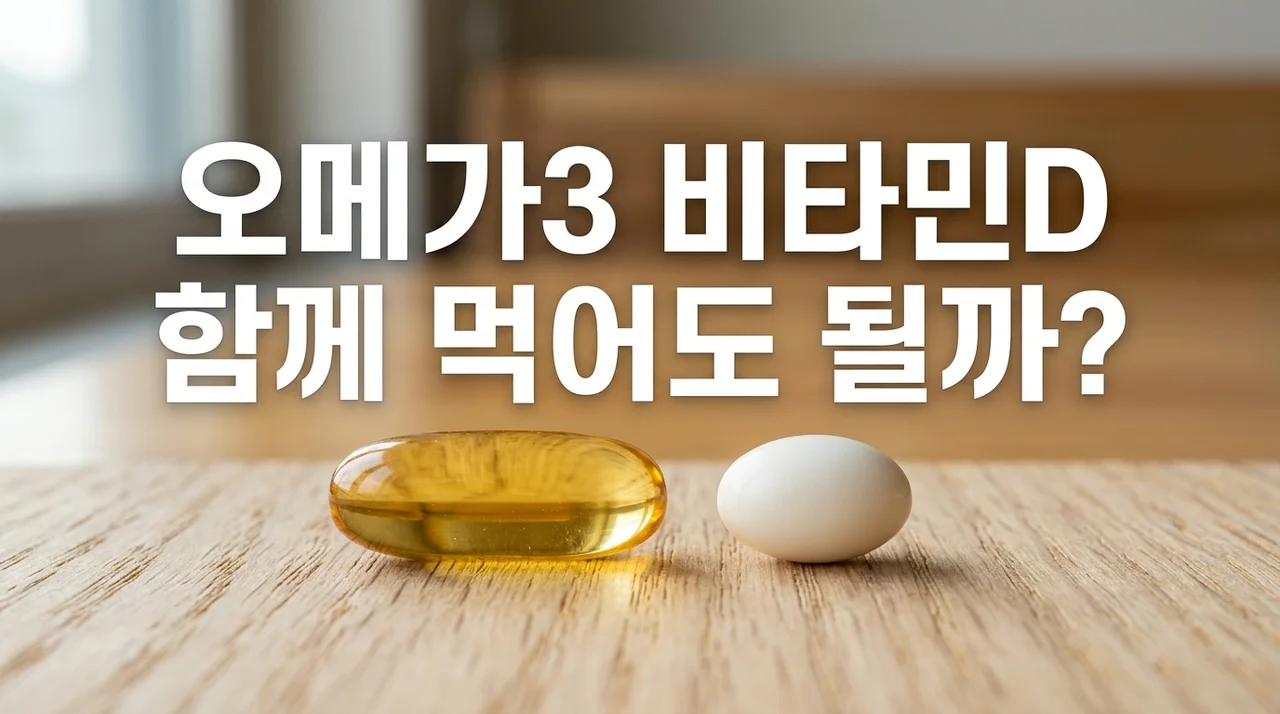 오메가3와 비타민D, 함께 복용해도 안전할까? 효능부터 최적의 조합까지