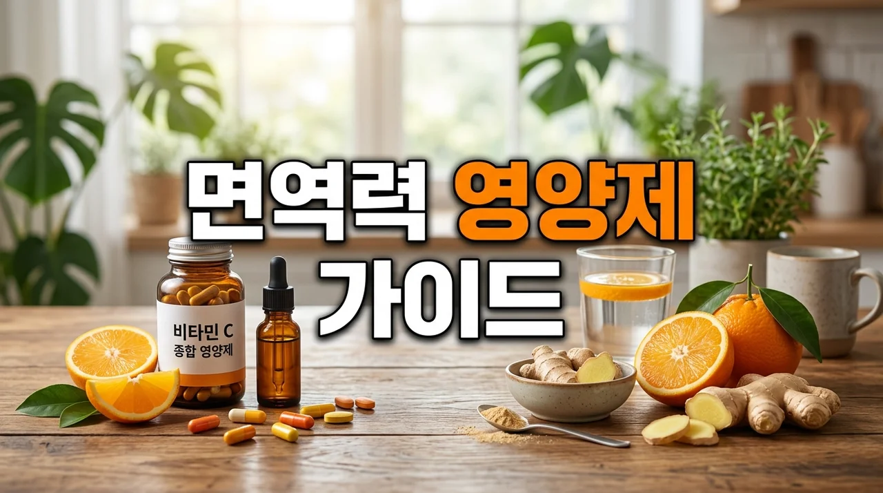 면역력 높이는 영양제 종류 추천 및 효능 완벽 가이드
