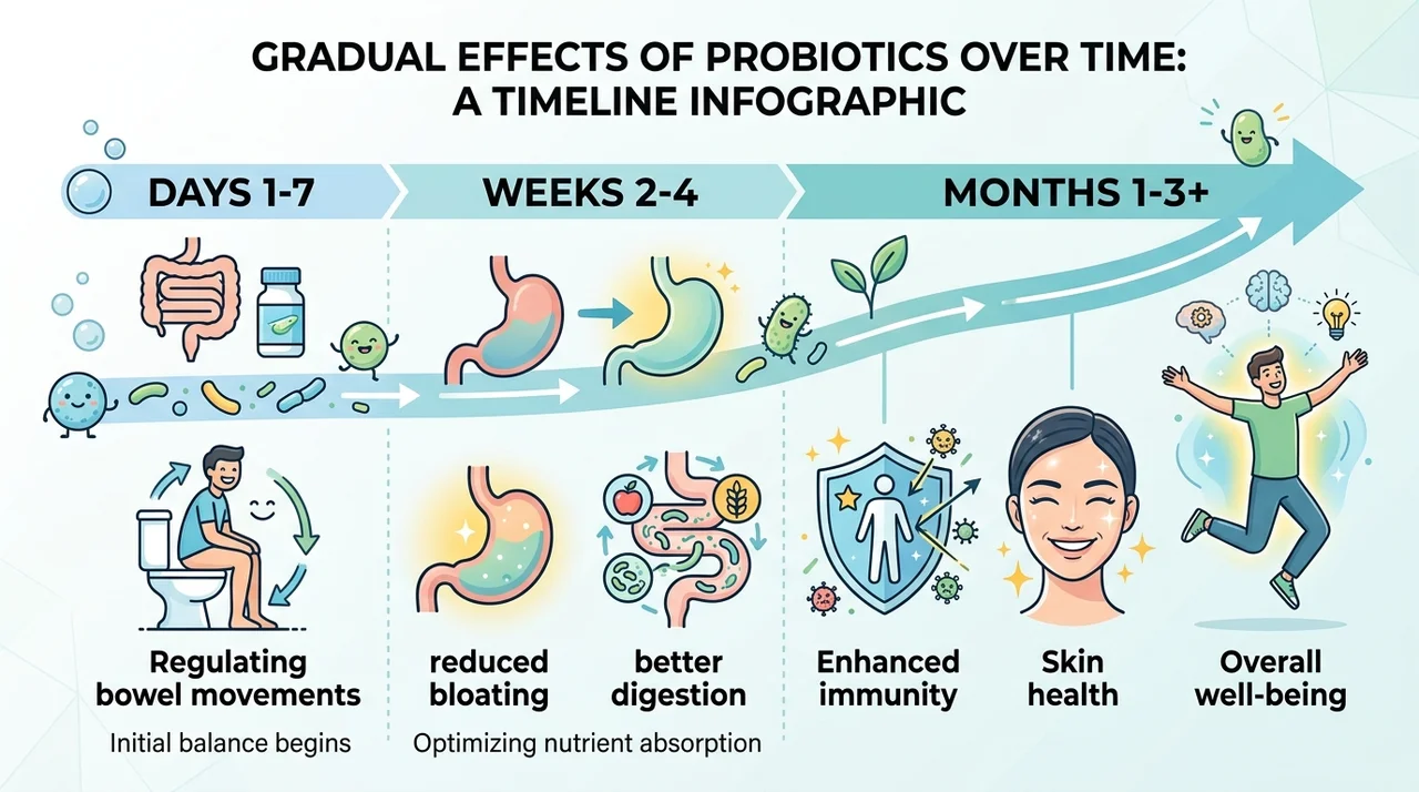유산균 효과 언제 나타날까? 복용 기간별 예상 변화