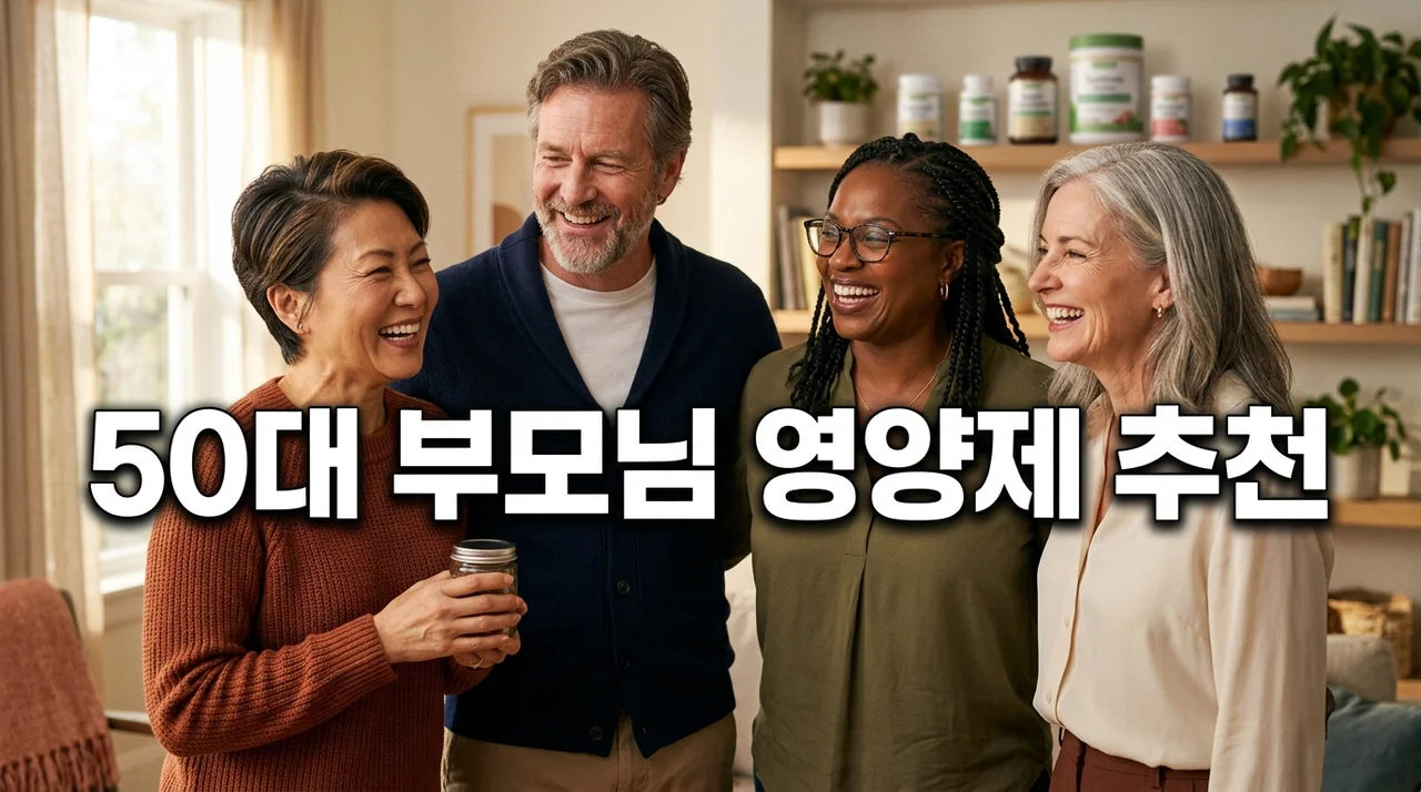 50대 부모님 영양제 추천: 꼼꼼 비교부터 효도 선물까지 완벽 가이드