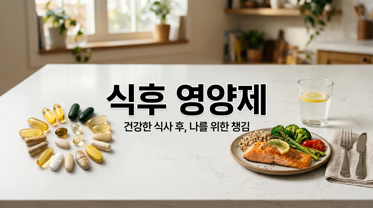 최적의 흡수율! 식후에 섭취해야 할 영양제 완전 분석 가이드