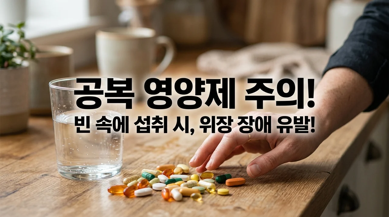 공복에 피해야 할 영양제 총정리: 똑똑하게 섭취하는 법
