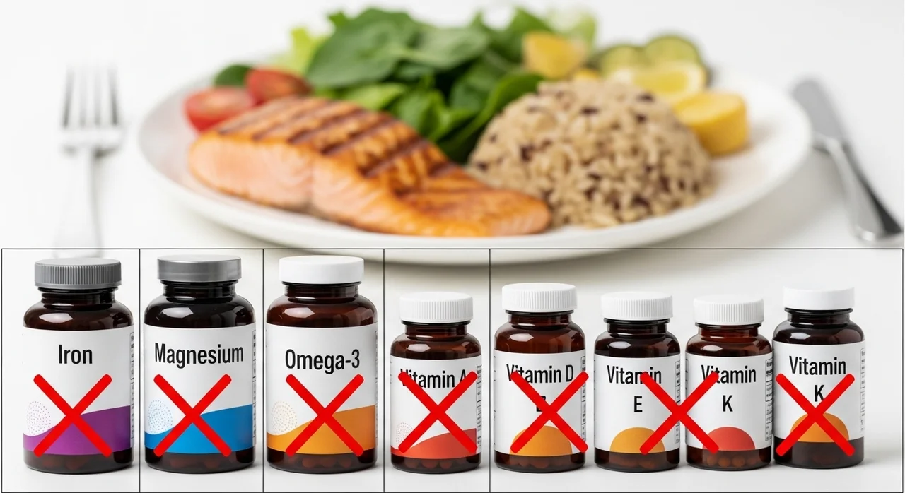 꼭 피해야 할 공복 영양제: 종류별 주의사항