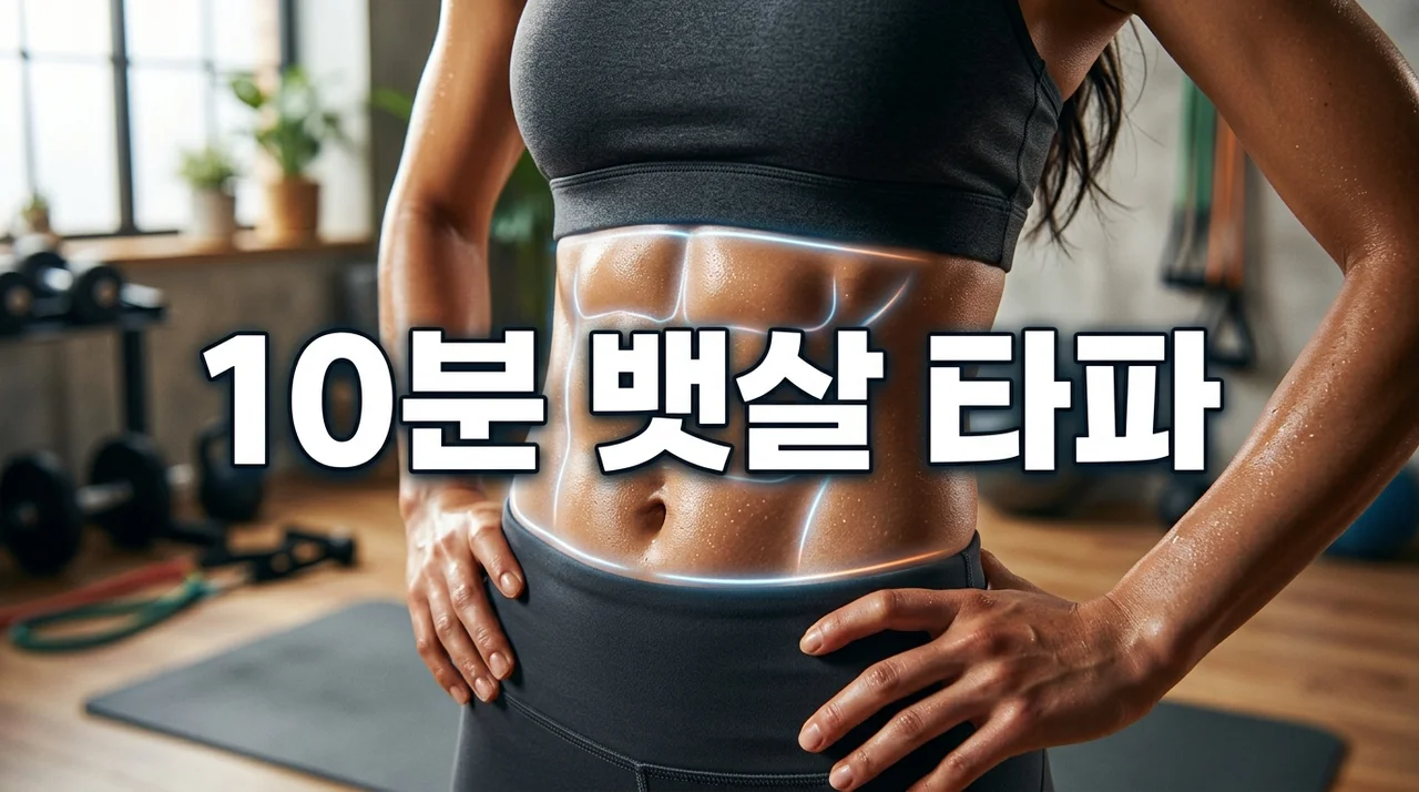 뱃살 빼는 운동 집에서 10분 루틴: 탄탄한 복부 만드는 비법