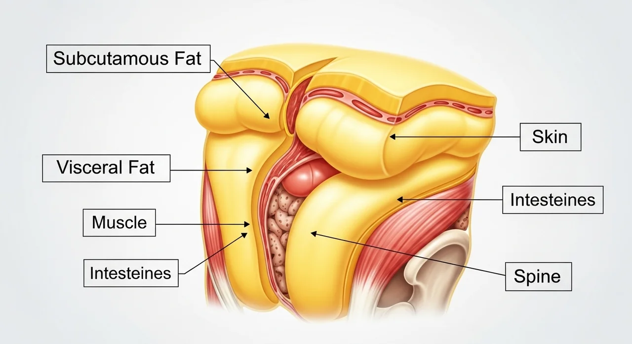 뱃살의 종류와 감소 원리: 내 뱃살은 어떤 유형일까?