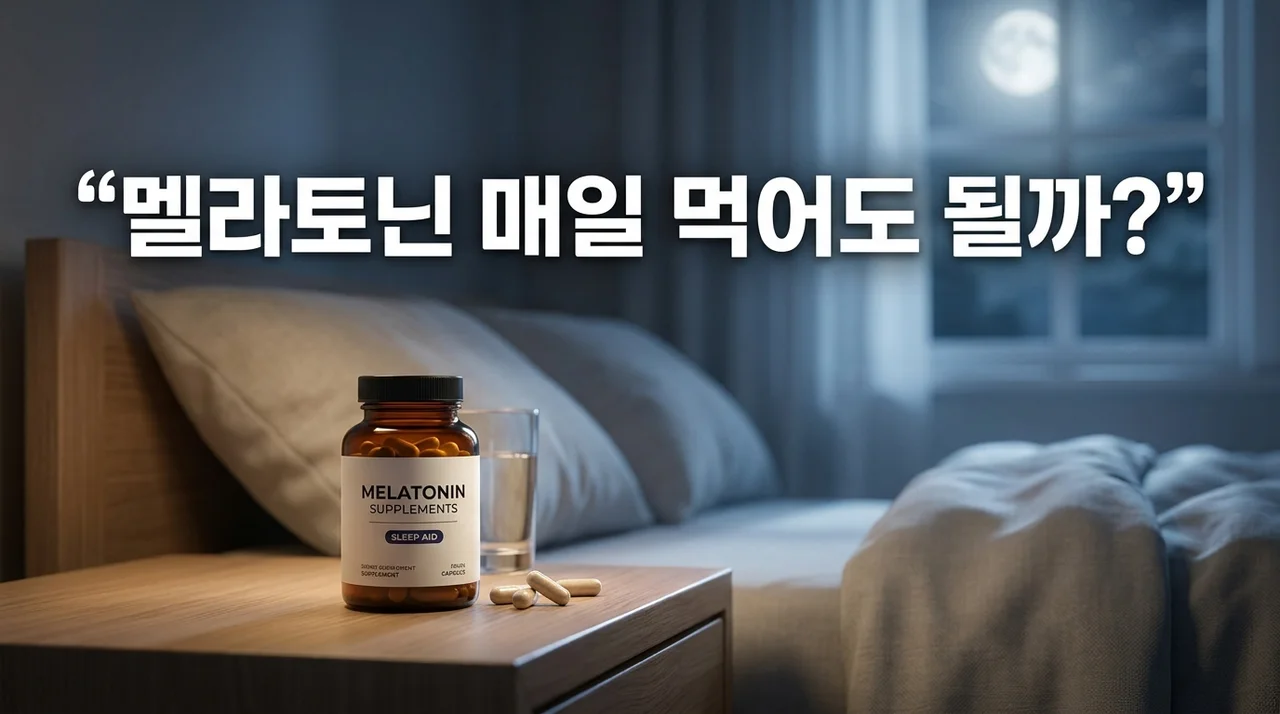멜라토닌 매일 먹어도 될까? 수면 보조제 복용 전 필수 주의사항