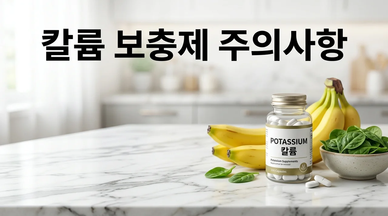 칼륨 보충제 먹어도 될까? 주의해야 할 사람과 부작용 완벽 정리