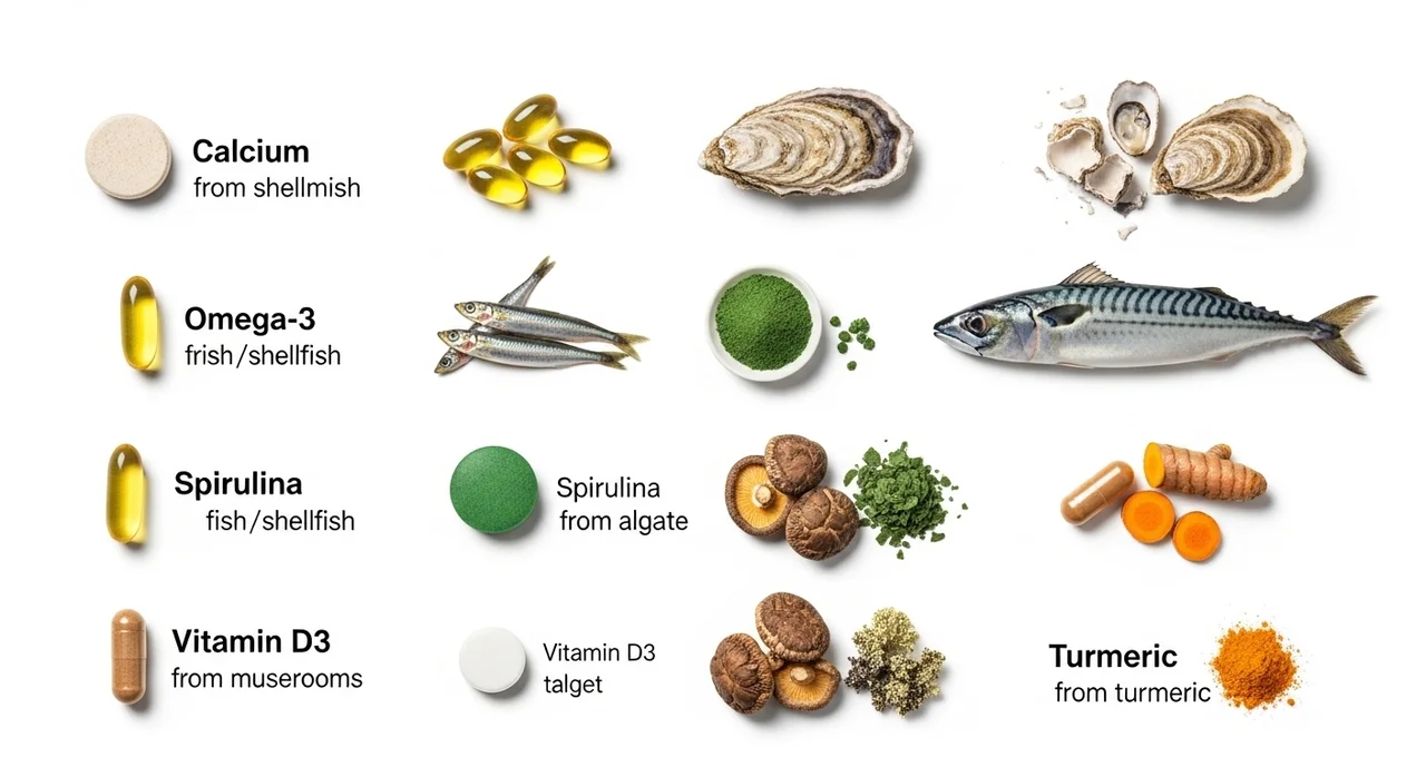 관절 영양제 비교: MSM vs 글루코사민 vs 콘드로이친