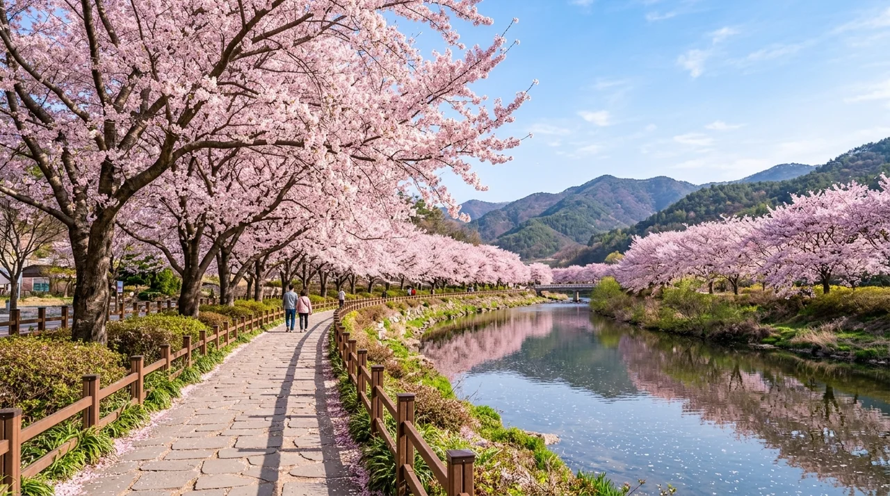 오산천 벚꽃축제 2026 개화 시기 명소 주차 팁 완벽 가이드
