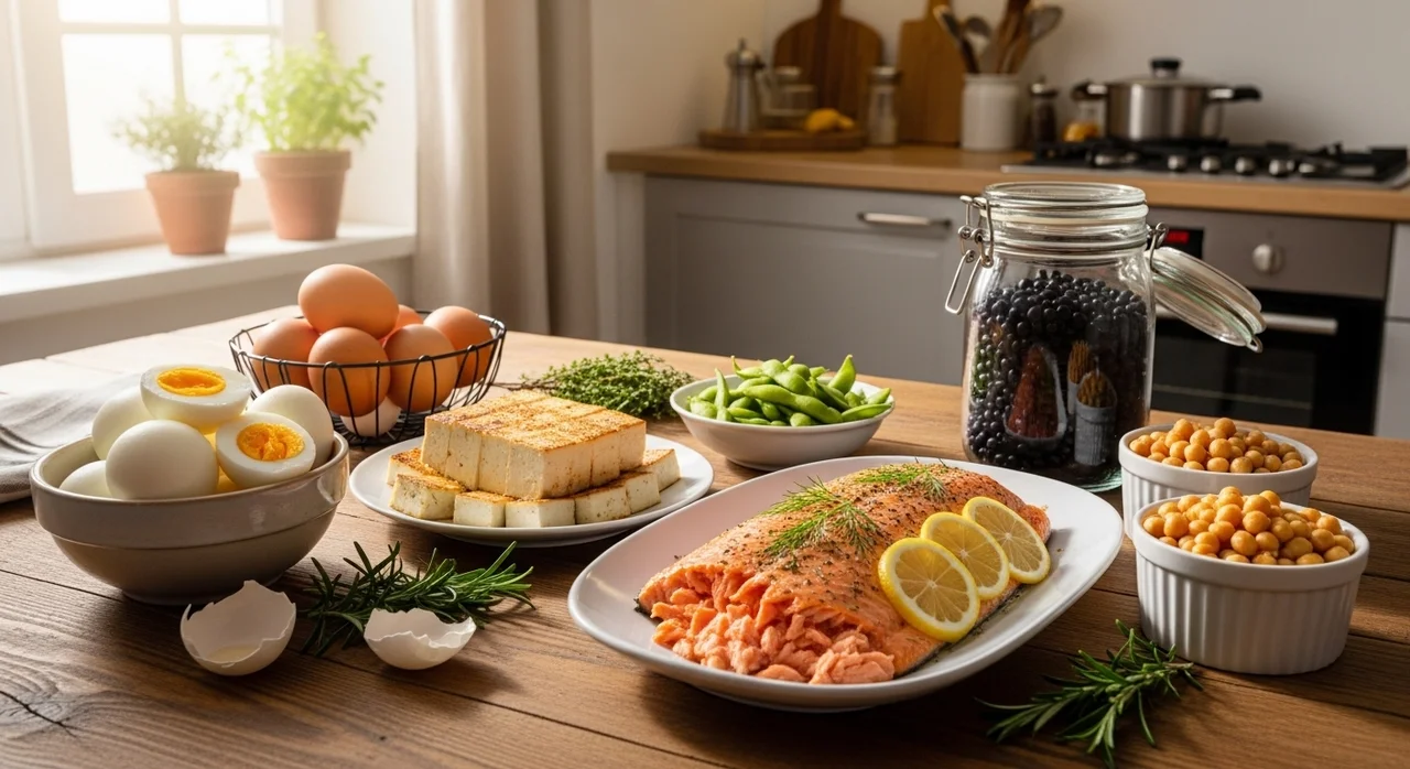 식단 관리: 단백질 섭취가 건강의 절반입니다