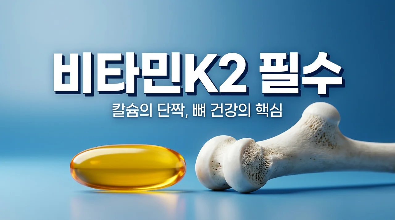 비타민K2 왜 중요할까? 칼슘과 함께 먹어야 하는 이유 완벽 정리