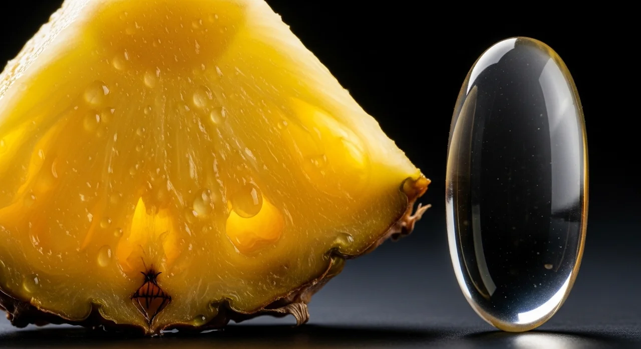 파인애플 직접 먹기 vs 영양제 섭취