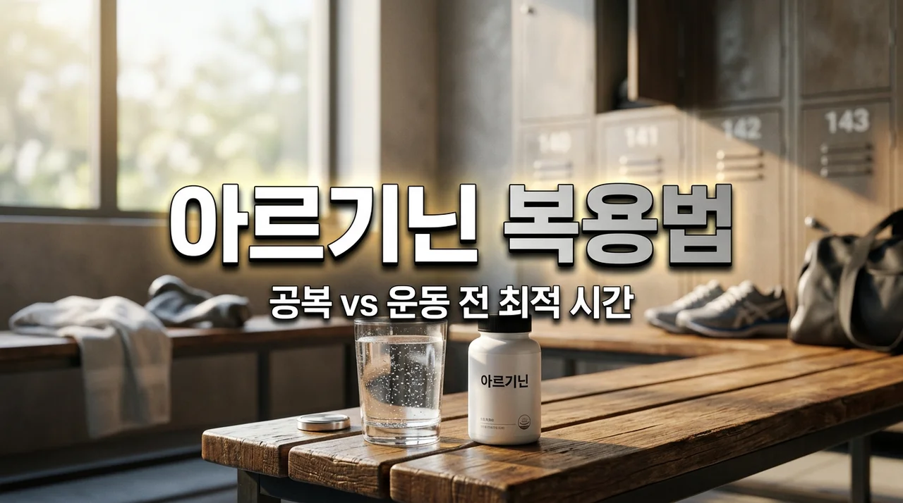 아르기닌 공복 복용 괜찮을까? 운동 전 먹는 시간 및 효과 총정리