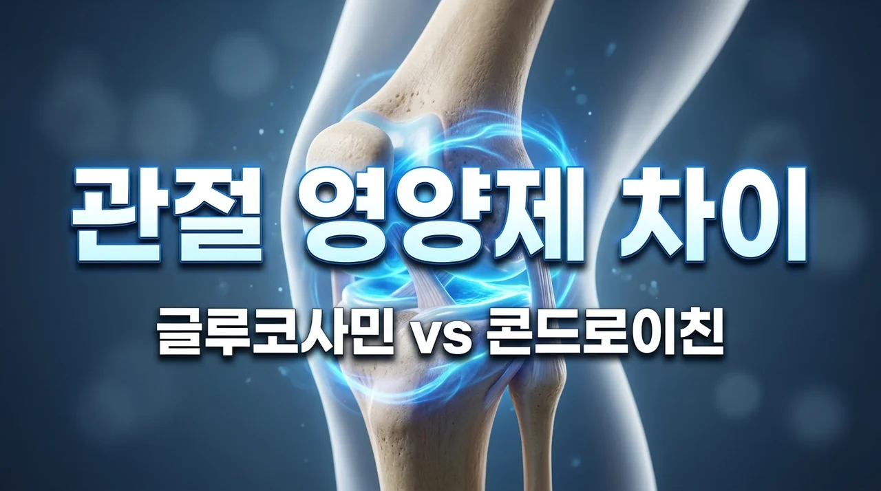 글루코사민 콘드로이친 차이 3가지와 함께 먹어도 될까? (완벽 정리)