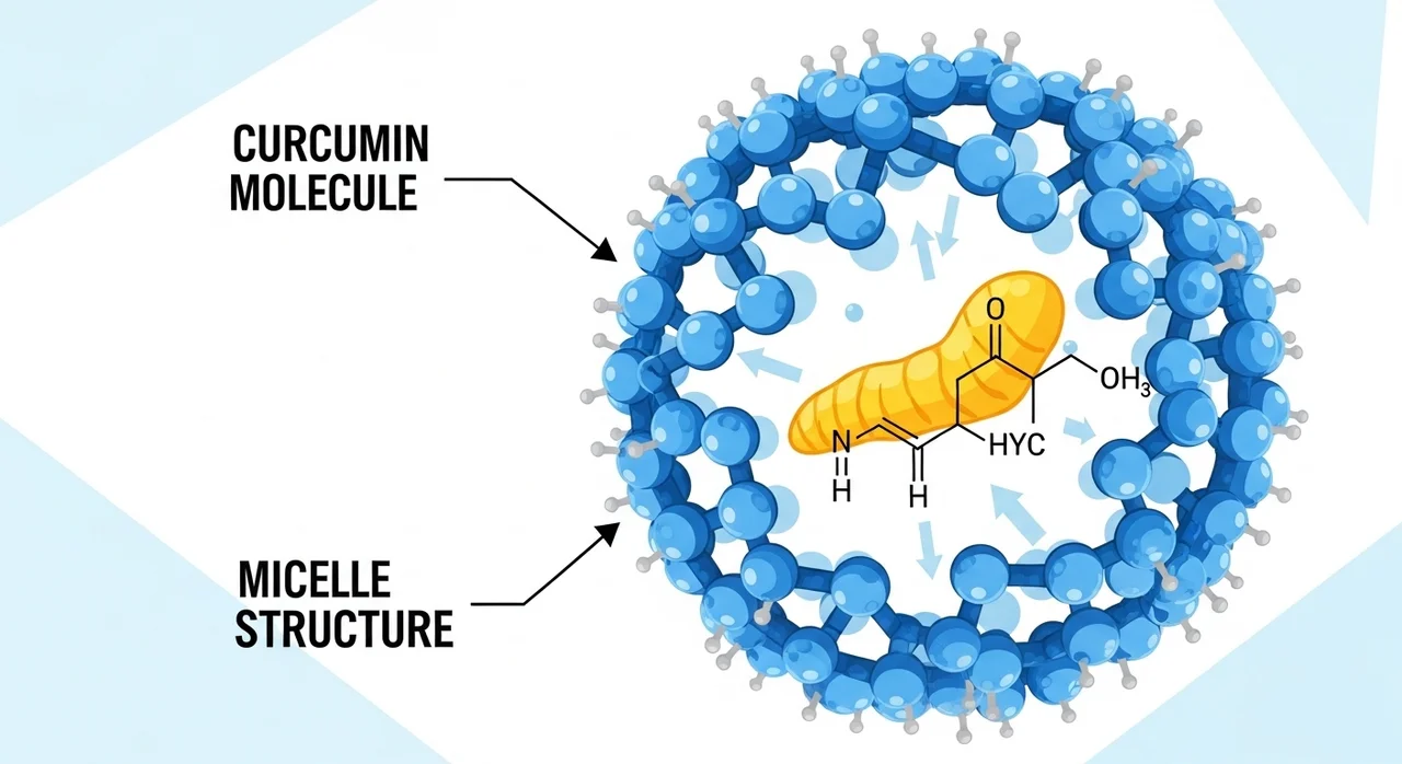 커큐민 흡수율을 결정짓는 핵심 기술 비교