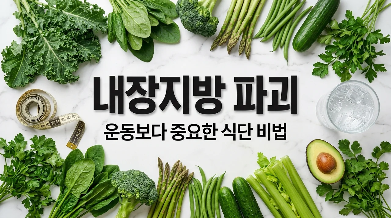 내장지방 빼는 법 5가지: 뱃살 쏙 빼는 식단과 운동 핵심 정리