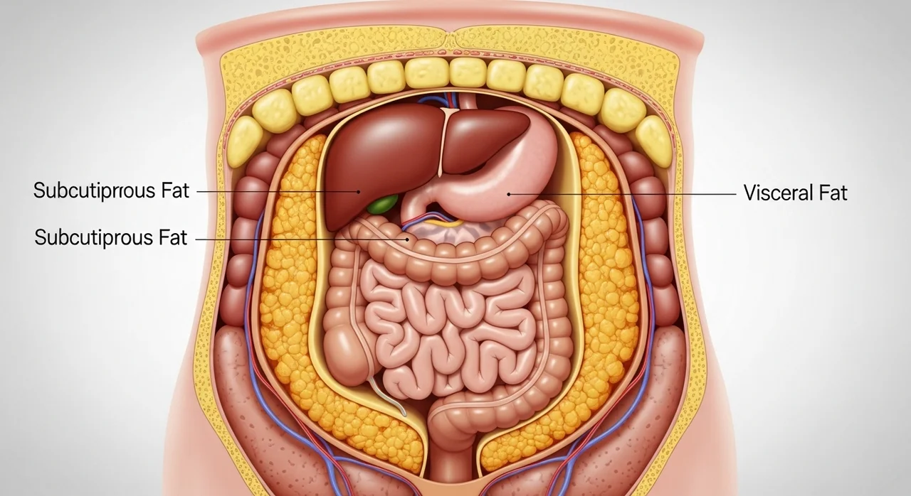 내장지방, 왜 일반 뱃살보다 위험할까요?