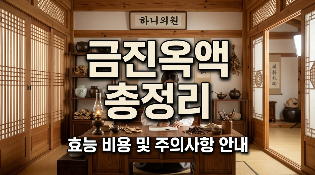 금진옥액 효능 비용 및 혀 밑 사혈 요법 주의사항 완벽 정리