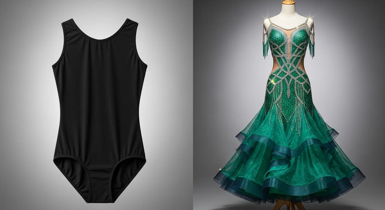 연습용 댄스복 vs 무대용 댄스복, 무엇이 다를까?