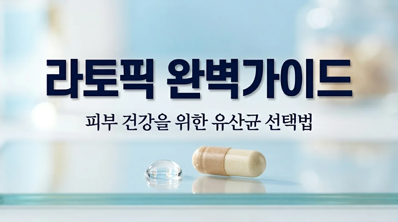 라토픽 효과와 복용법: 아토피 피부를 위한 유산균 선택 가이드