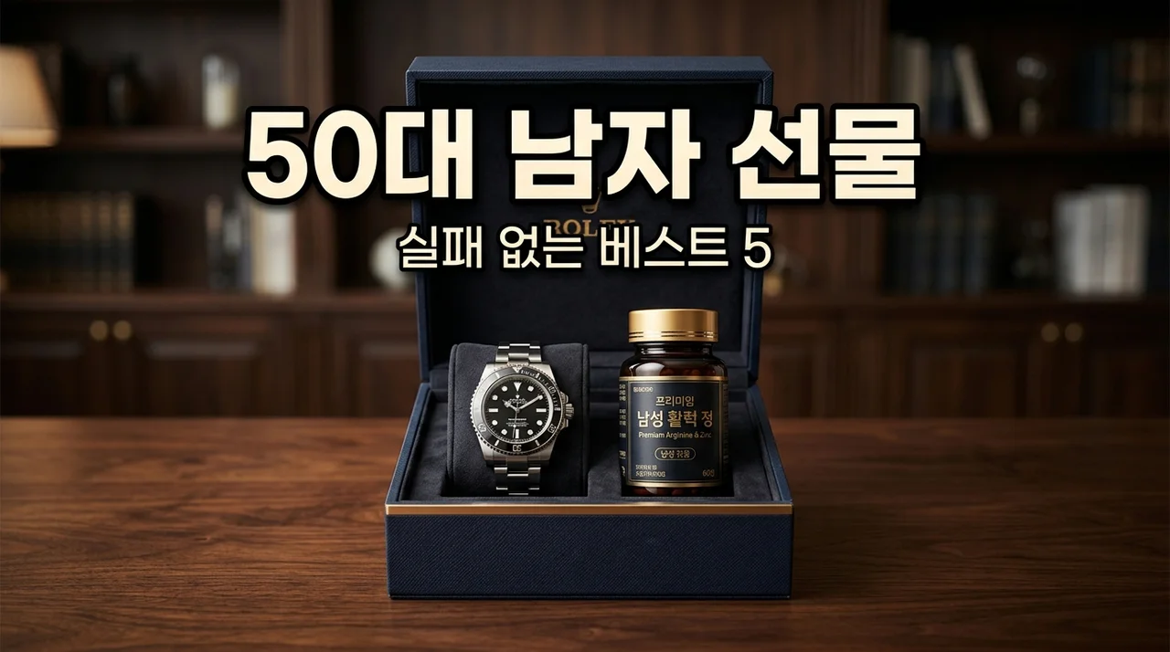50대 남자 생일선물 추천 BEST 5! 실패 없는 센스 있는 선물 고르는 법