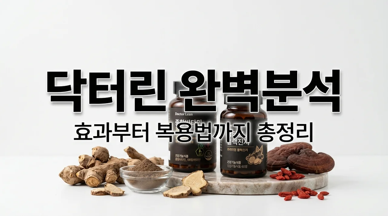 닥터린 파비플로라 콘드로이친 효과 및 복용법: 내돈내산 전 필수 가이드