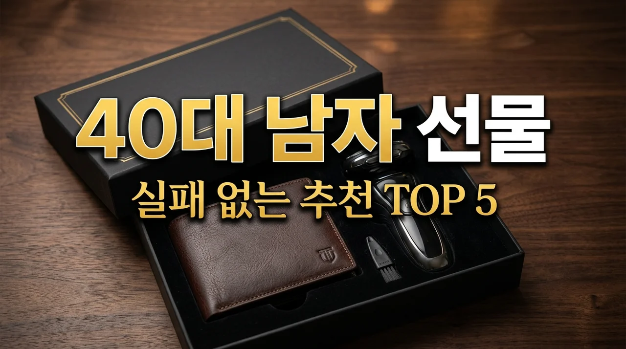 40대 남자 생일선물 추천 TOP 5 | 실패 없는 실용적 가이드