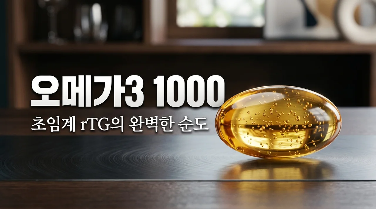 초임계알티지오메가31000 고르는 법: 혈행 건강을 위한 3가지 체크리스트