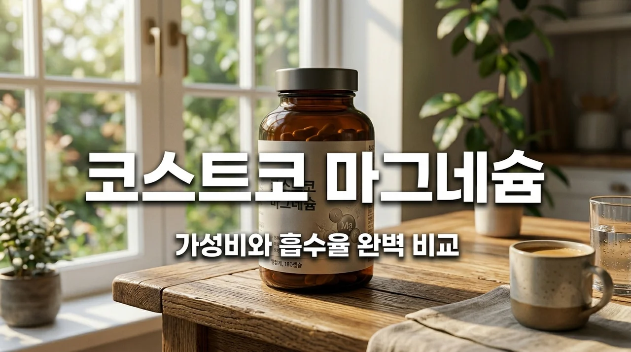 코스트코 마그네슘 추천 및 비교 분석: 가성비와 흡수율 완벽 정리