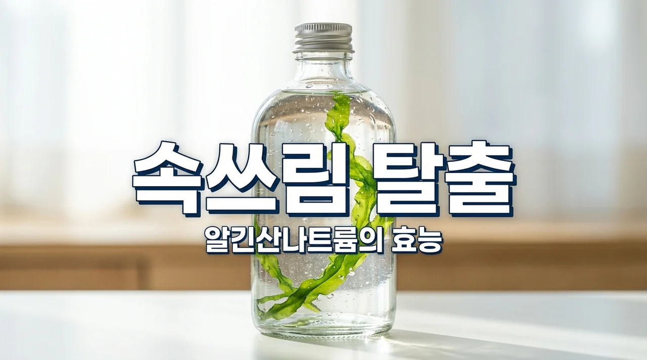 알긴산나트륨 효능 복용법, 속쓰림 해결하는 짜먹는 위장약 완벽 가이드