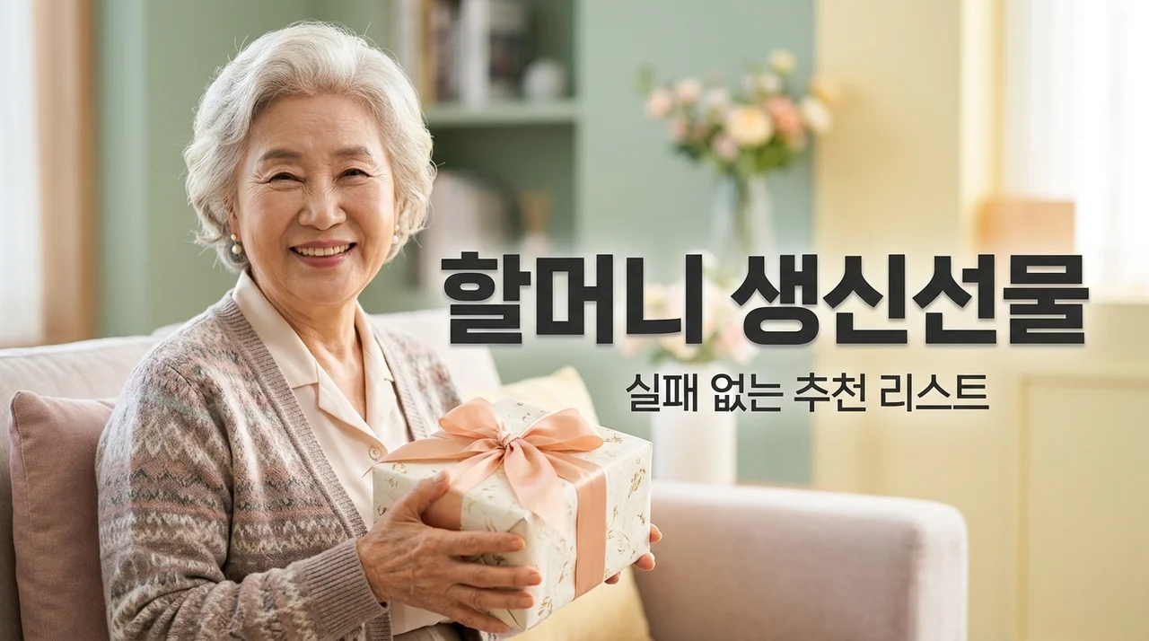할머니생신선물 베스트 5 추천! 센스 있는 손주 되는 성공 비결