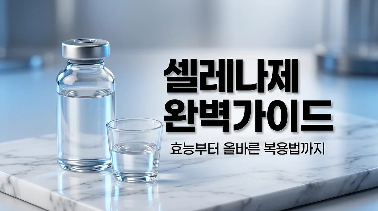 셀레나제 효능 및 복용법 총정리 | 암 환자 면역과 부작용 관리 핵심 가이드