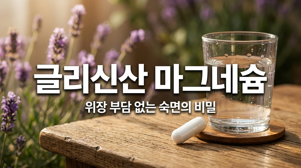 글리신산마그네슘 추천 이유와 효과: 위장 부담 없는 숙면 영양제