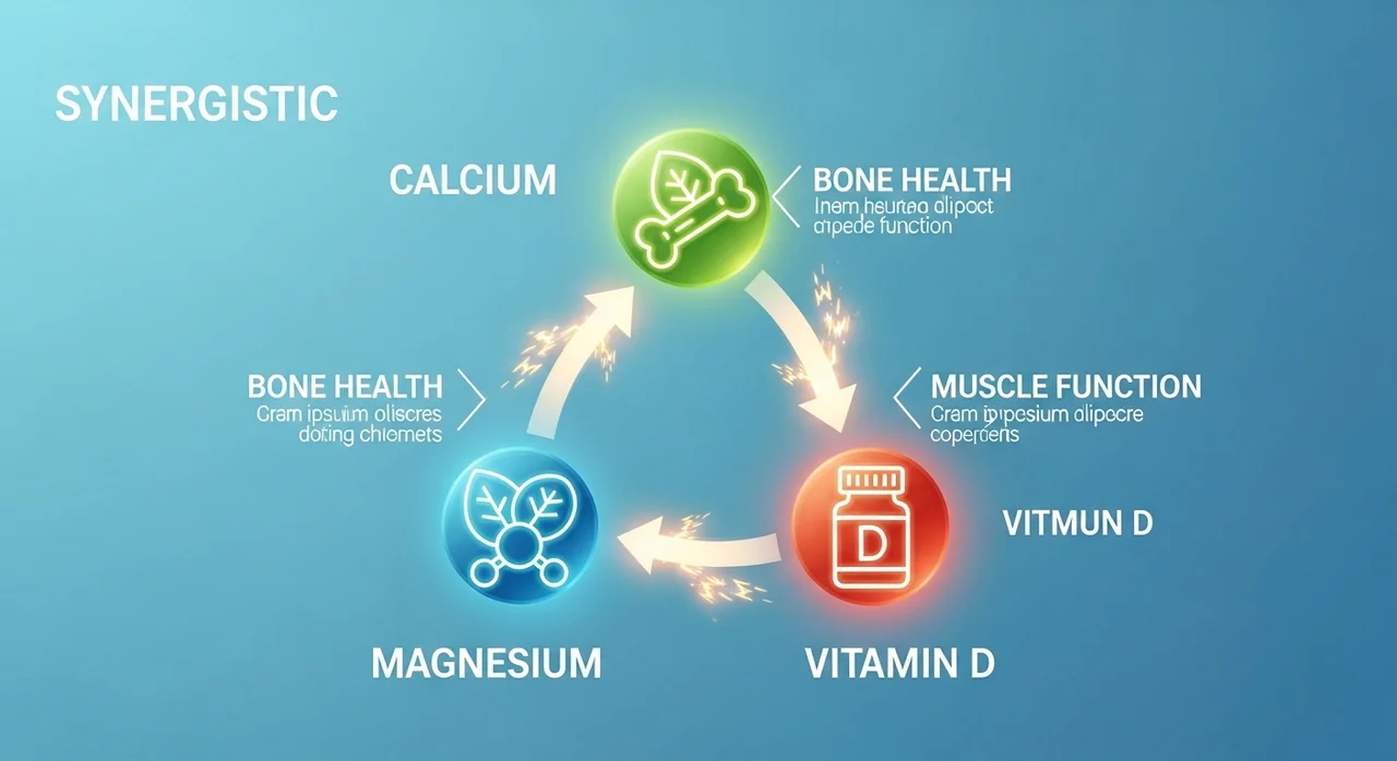 칼슘, 마그네슘, 비타민D의 환상적인 궁합 '칼마디'