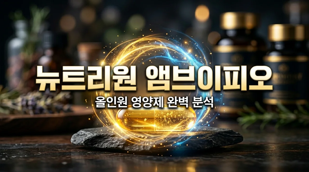 뉴트리원 MVPO 종합비타민 추천! 4 in 1 성분과 효과 완벽 정리