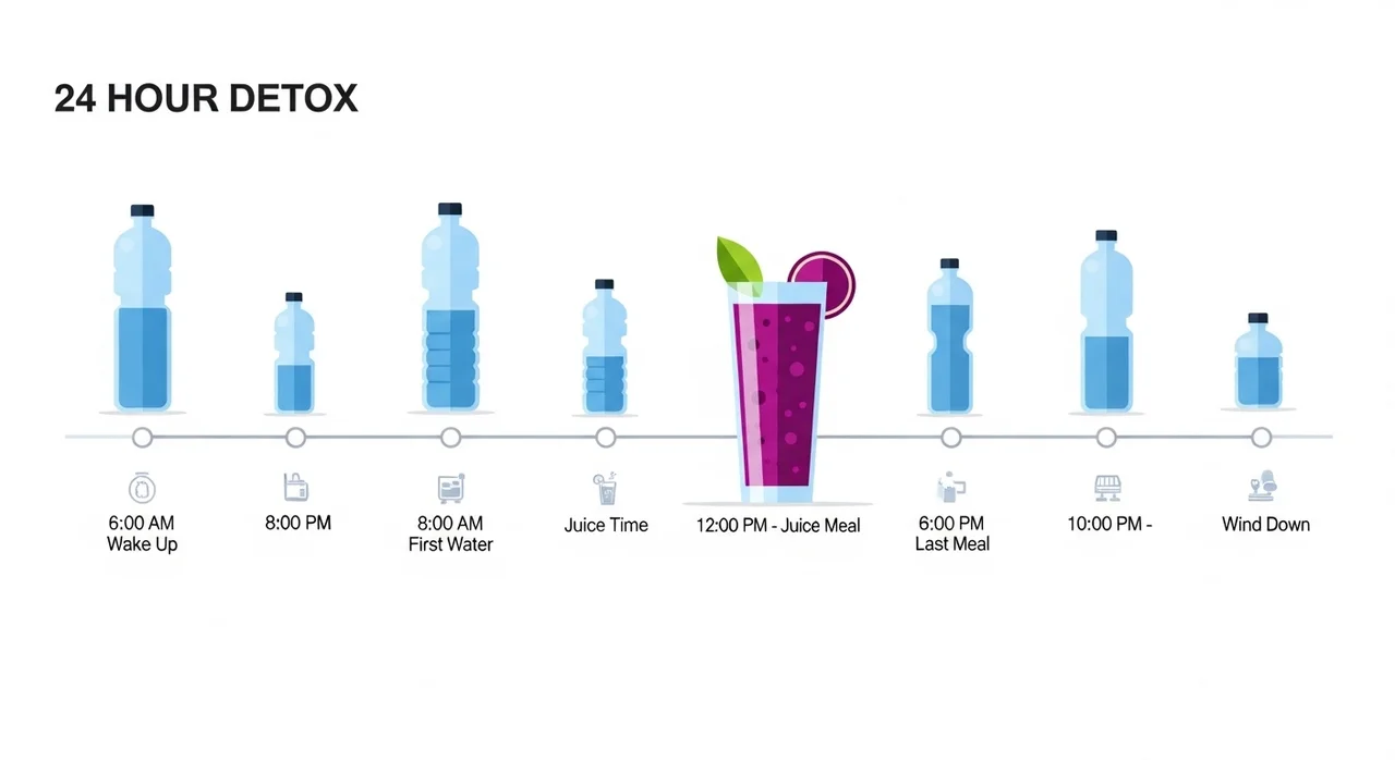 슬리컬리 24시간 클렌즈 주스: 하루 만에 가벼워지는 법