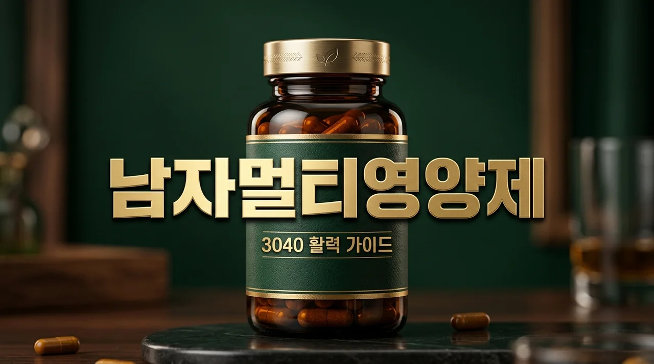 남자멀티영양제 추천 | 3040 필수 성분 3가지와 고르는 법