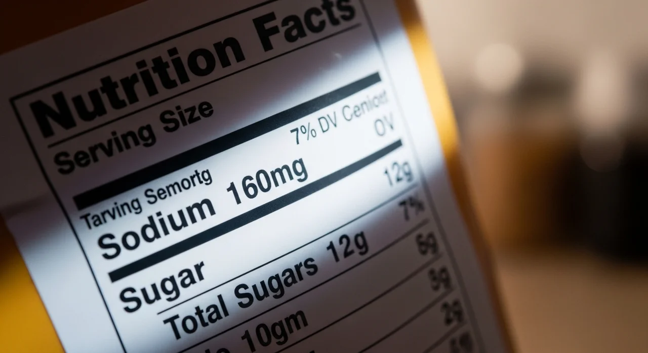 주의사항 및 나트륨 체크