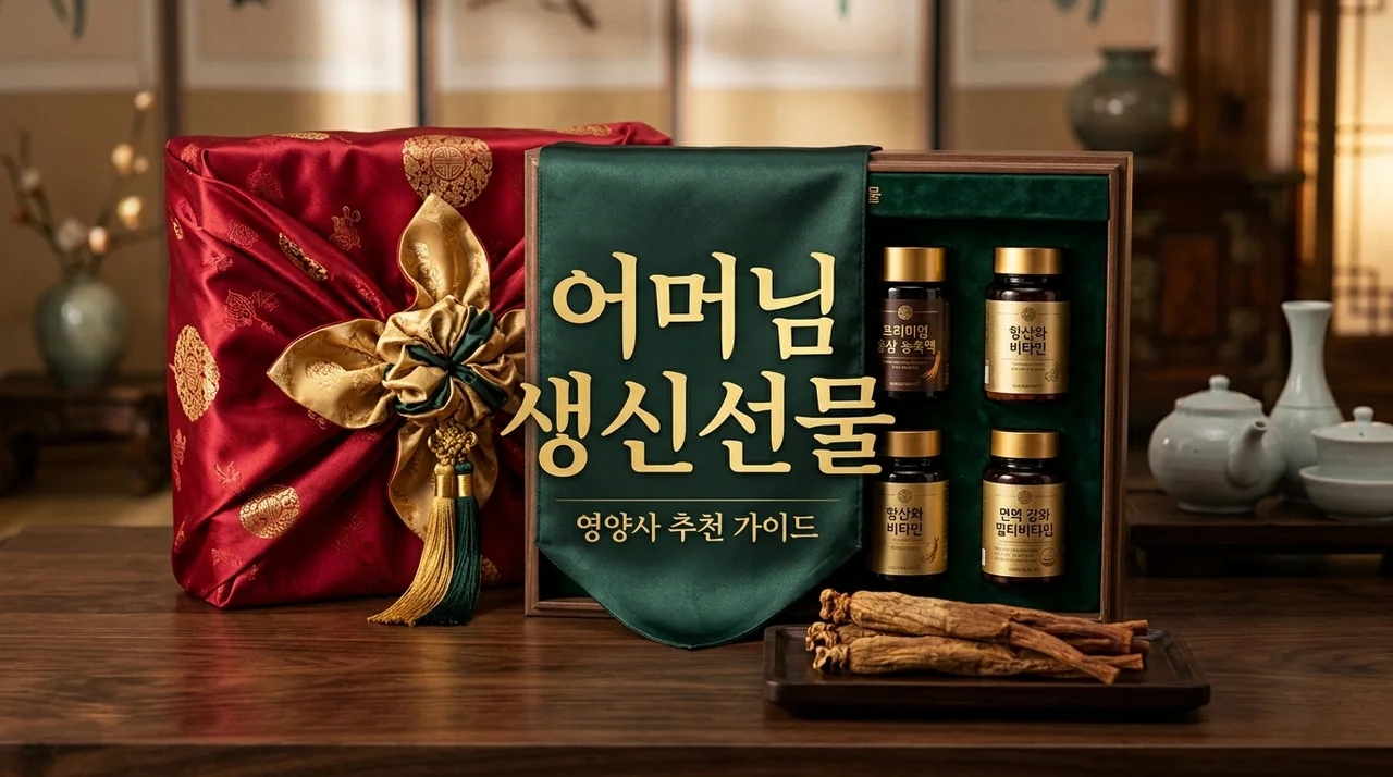어머님 생신선물 추천 | 60대 필수 영양제 성분 분석 가이드