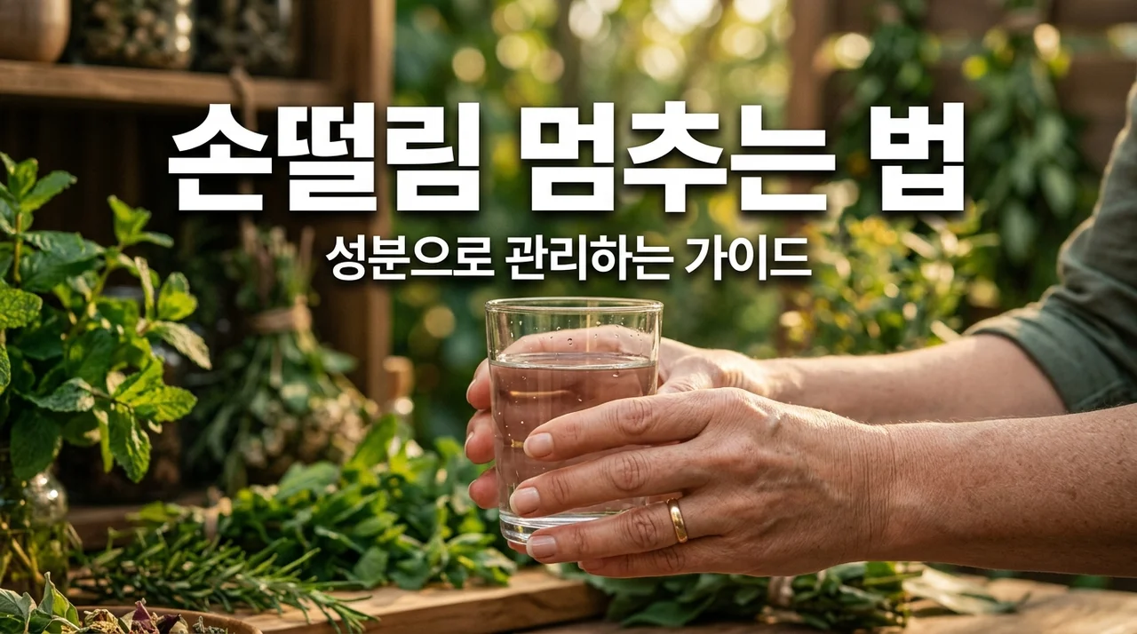 긴장성손떨림 원인과 해결법 | 영양제 성분 3가지로 수전증 관리해요