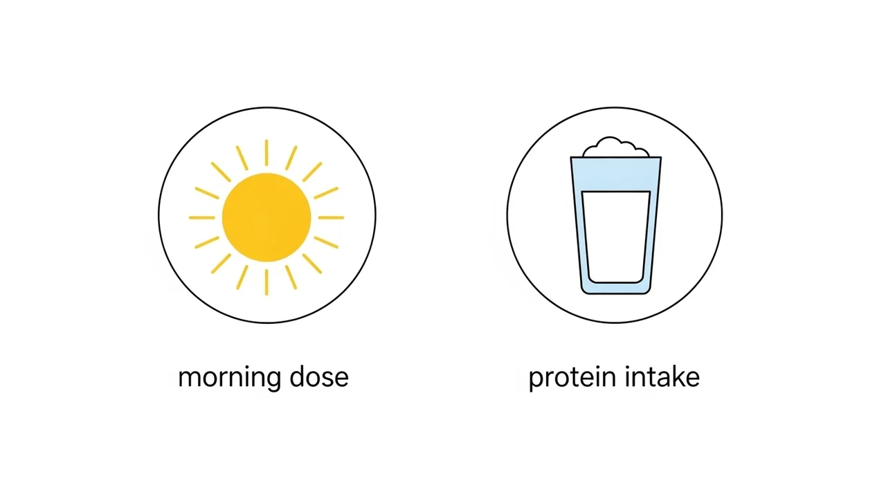 할머니를 위한 올바른 영양제 복용법