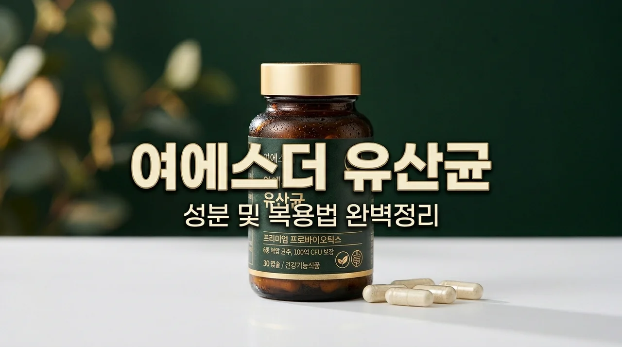 여에스더유산균골드 PRO 성분 함량 및 복용법 | 구매 전 필수 가이드