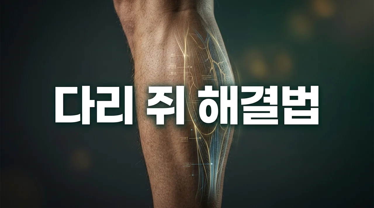 다리에 쥐 나는 이유 5가지와 즉각 해결법 | 마그네슘 함량 가이드