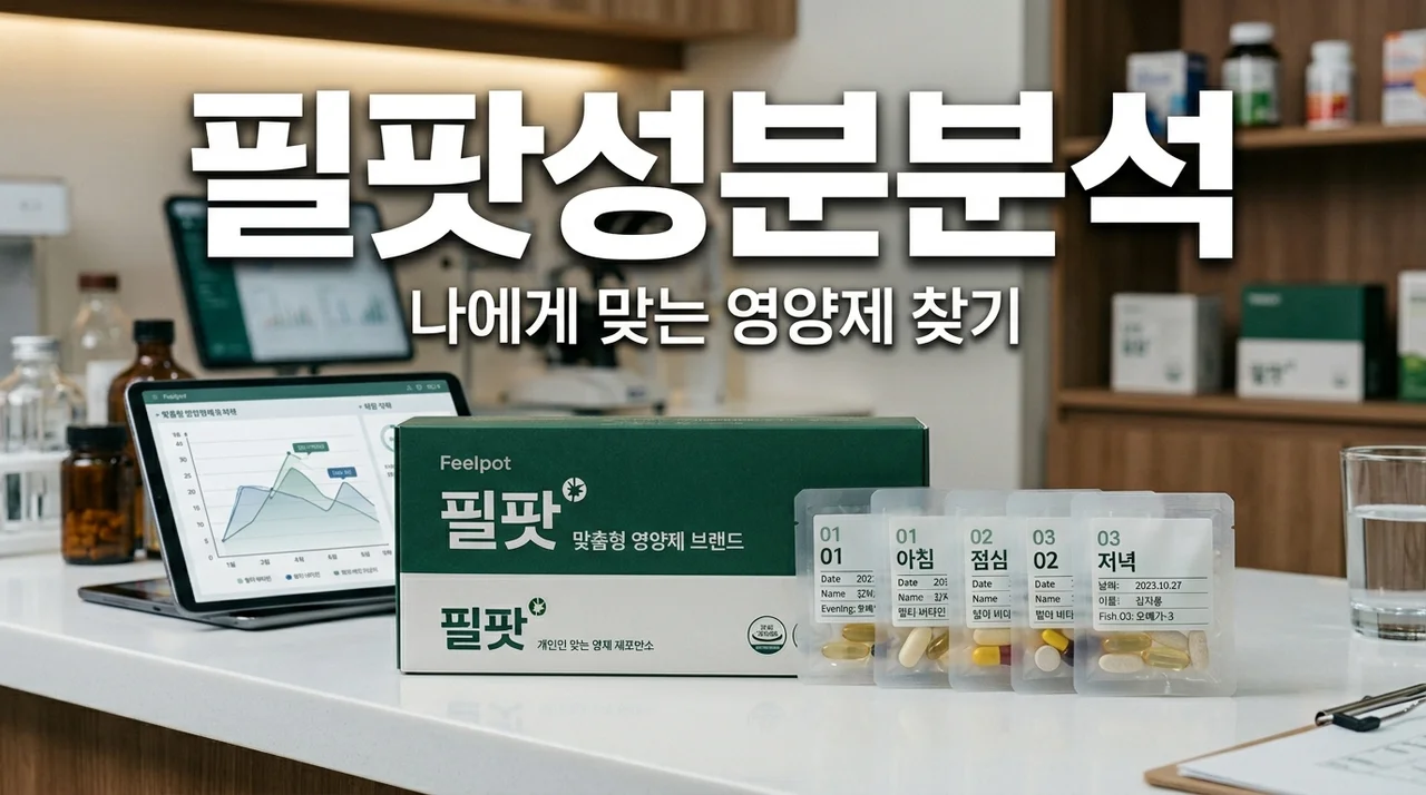 필팟 맞춤형 영양제 추천 및 후기 | 내 몸에 딱 맞는 성분 고르는 법