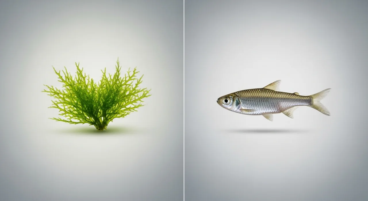 식물성 vs 동물성 오메가3, 성분 차이 한눈에 보기