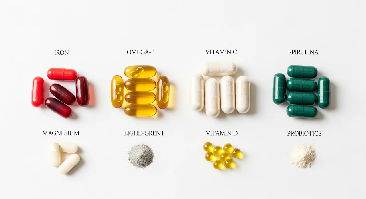 핵심 성분별 권장 함량 및 효능 요약