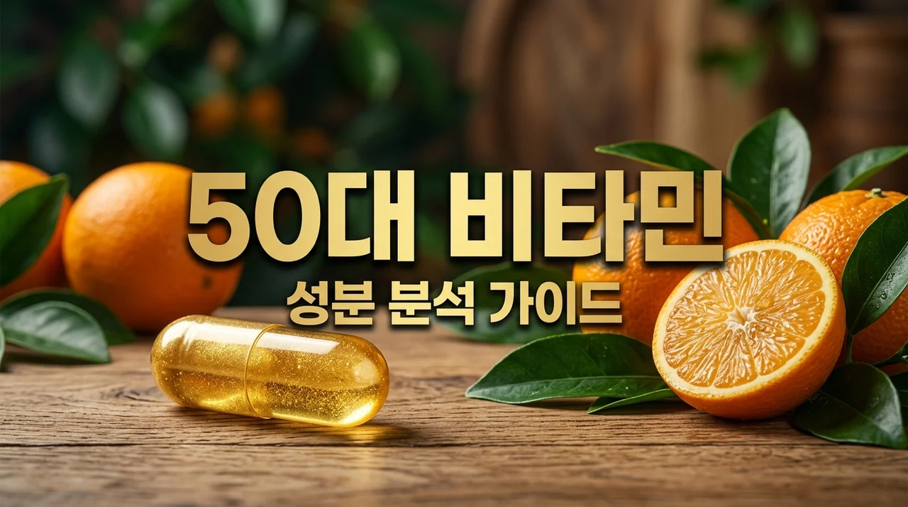 50대 종합비타민 추천 | 성분 함량과 영양제 고르는 법 가이드