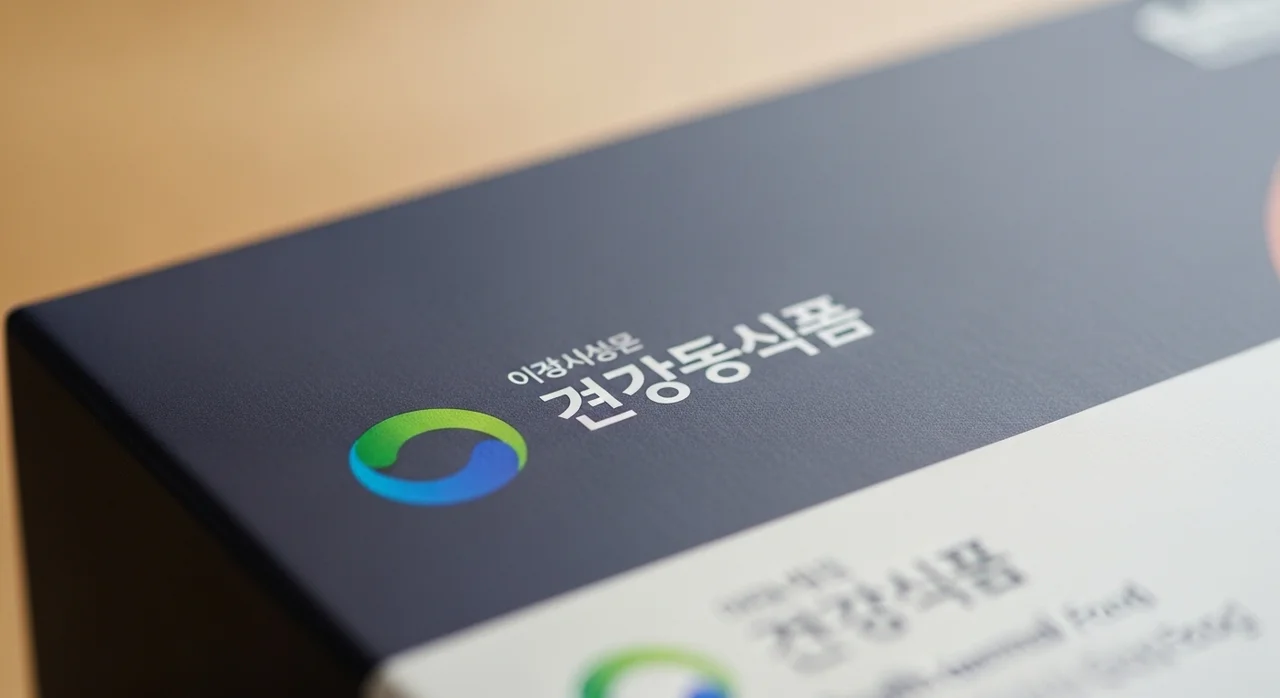 건기식 마크와 일반 식품의 결정적 차이